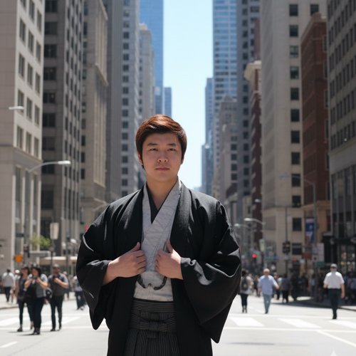 スーツ生地袴のメインビジュアル