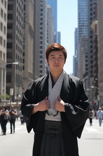 通勤 × ネイビー