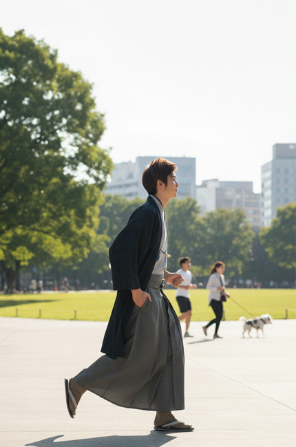 アクティブ × ライトグレー